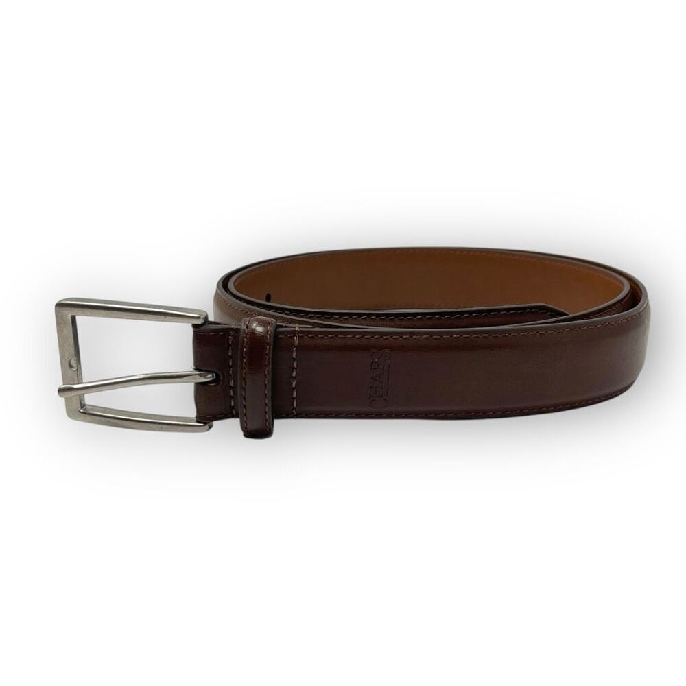 Chaps Brown Leather Belt Men’s Size 38
